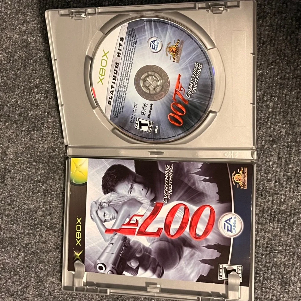 James Bond 007 Everything or Nothing Microsoft Xbox Platinum Hits EA Games